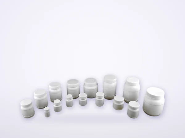 Round medicine containers – full range