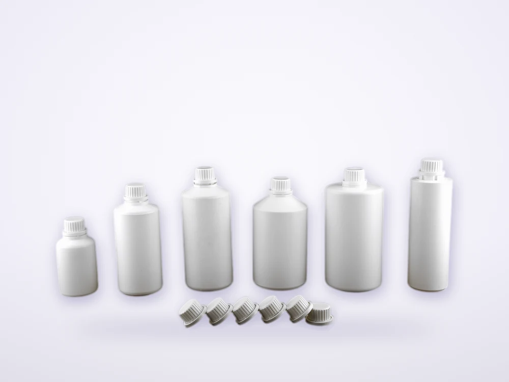 SPI 601–606 – HDPE round sealed bottles – range
