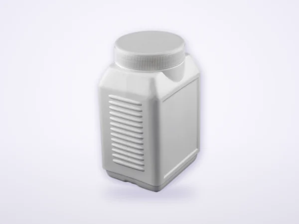 SPI 211 650 gm square ribbed jar – HDPE container by Sangam Plastic Industries
