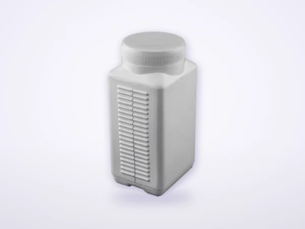 SPI 213 800 gm square ribbed jar – HDPE container by Sangam Plastic Industries
