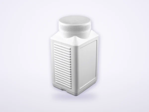 SPI 217 1400 gm square ribbed jar – HDPE container by Sangam Plastic Industries