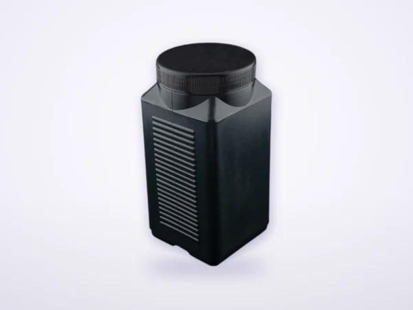 SPI 219 1800 gm square ribbed jar – colour option – HDPE container by Sangam Plastic Industries