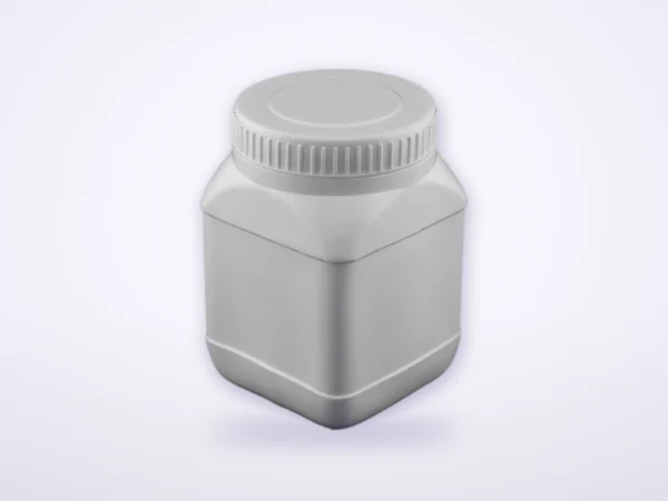 SPI 230 Square container, 1750 ml brimful – HDPE container by Sangam Plastic Industries