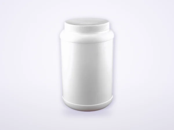 SPI 319 HDPE protein supplement container (standard white) – HDPE container by Sangam Plastic Industries