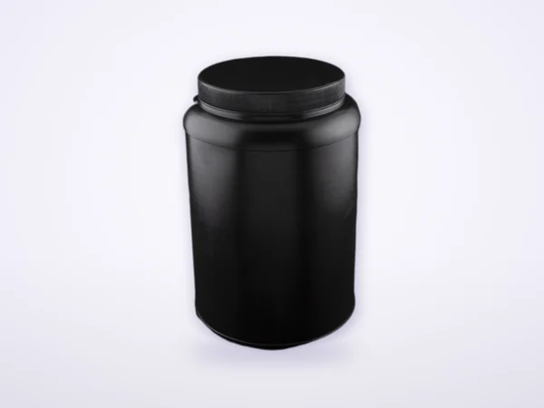 SPI 319 HDPE protein supplement container (black) – HDPE container by Sangam Plastic Industries