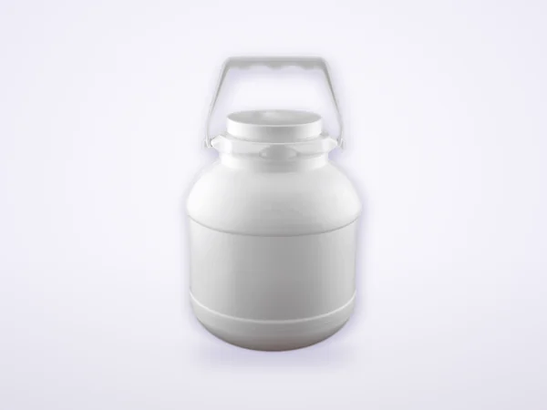 SPI 320 Wide mouth jar with handle (standard white) – HDPE container by Sangam Plastic Industries