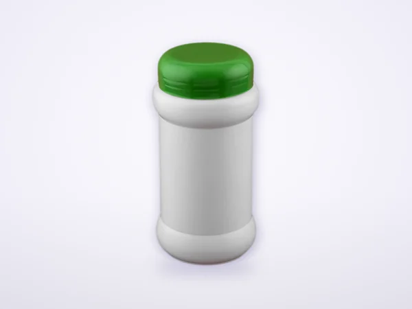 SPI 401 Nutritional powder container (green cap) – HDPE container by Sangam Plastic Industries