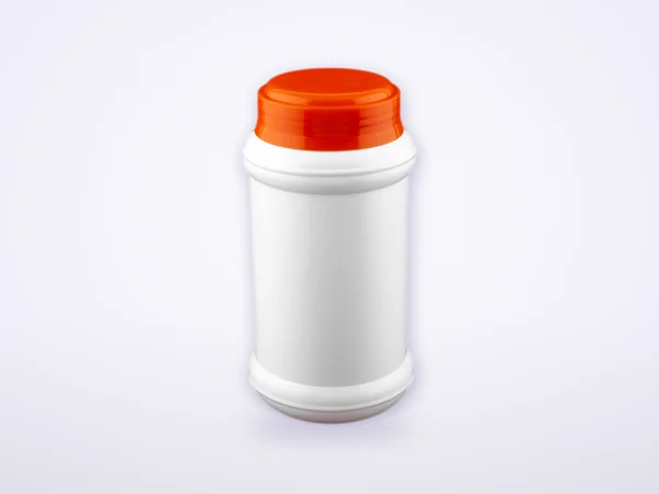 SPI 402 Nutritional powder container (orange) – HDPE container by Sangam Plastic Industries