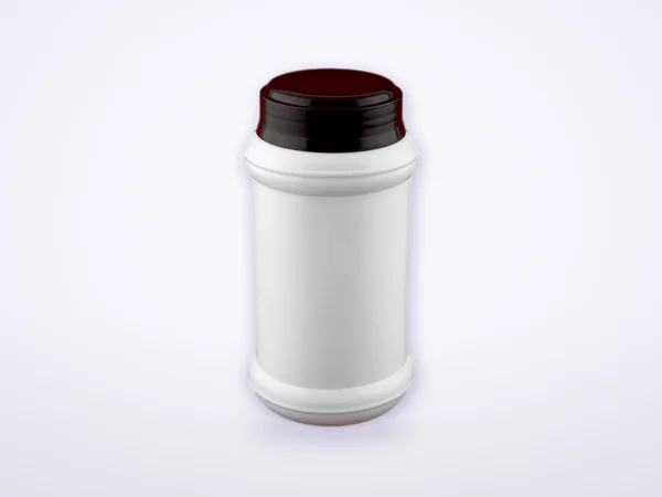 SPI 402 Nutritional powder container (brown) – HDPE container by Sangam Plastic Industries