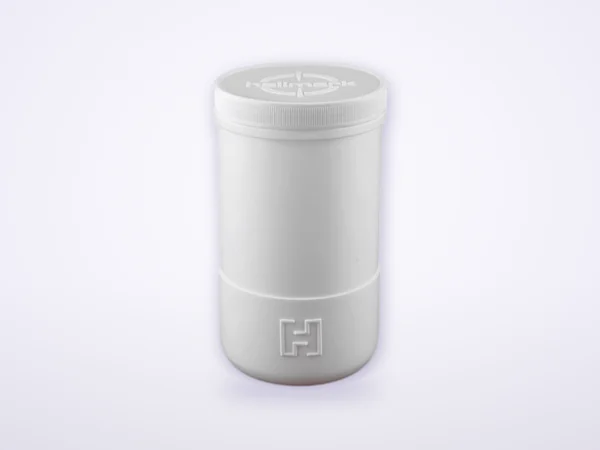 SPI 408 HDPE protein powder jar imprinted (standard white) – HDPE container by Sangam Plastic Industries