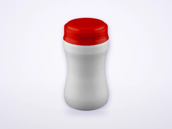SPI 409 Curved nutrition container (red) – HDPE container by Sangam Plastic Industries