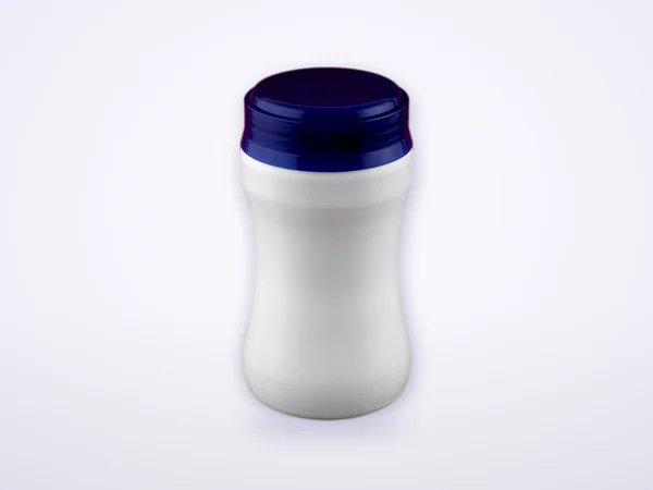 SPI 409 Curved nutrition container (blue) – HDPE container by Sangam Plastic Industries