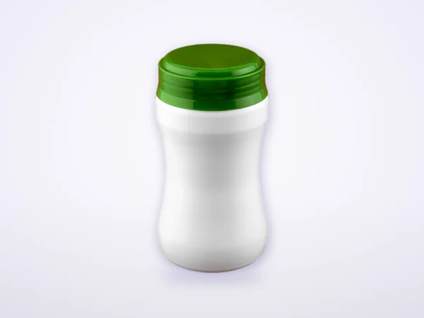 SPI 409 Curved nutrition container (green) – HDPE container by Sangam Plastic Industries
