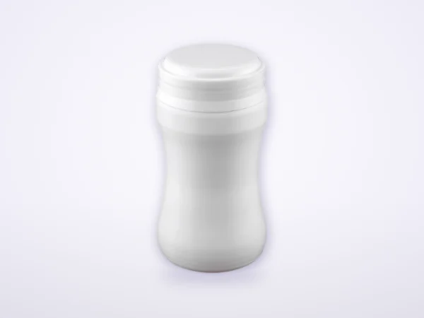 SPI 409 Curved nutrition container (standard white) – HDPE container by Sangam Plastic Industries
