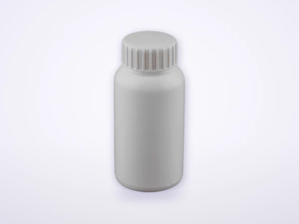 SPI 509 Round tablet bottle with ribbed screw cap – HDPE container by Sangam Plastic Industries